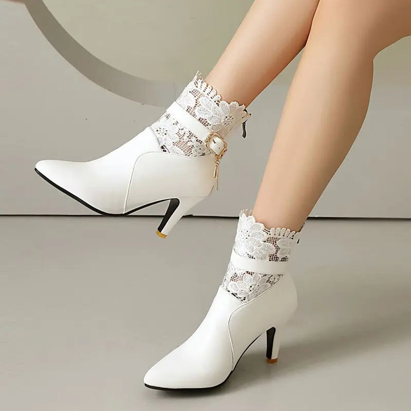 The Bella Lace Ankle Boot