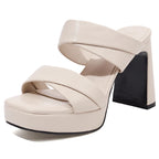 The Sienna Cross Strap Heel