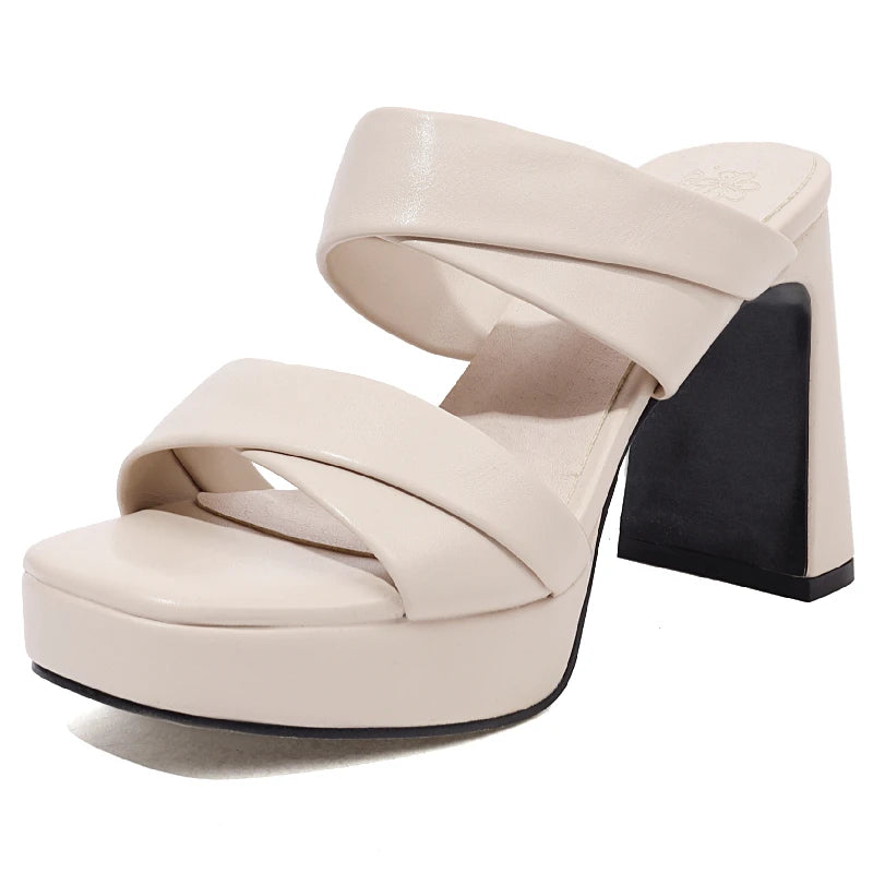 The Sienna Cross Strap Heel