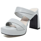 The Sienna Cross Strap Heel
