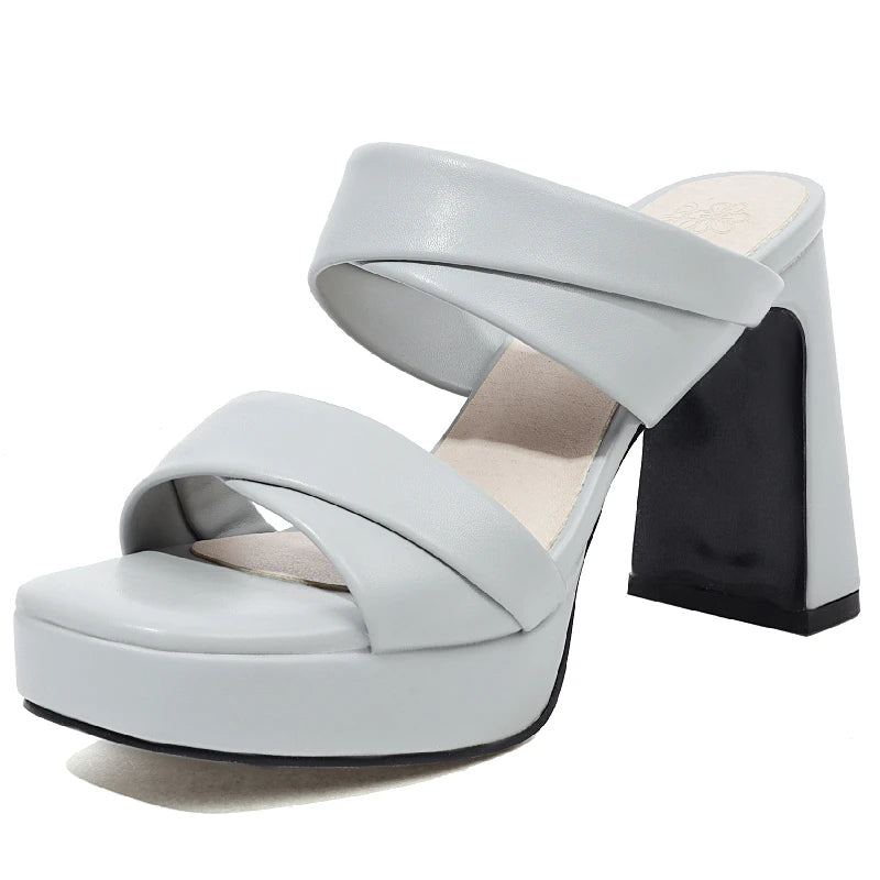 The Sienna Cross Strap Heel