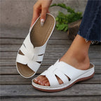 Olivia Casual Cutout Slides