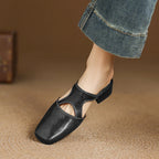 Celine Cutout Leather Mule