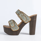 Savannah Buckle Heel