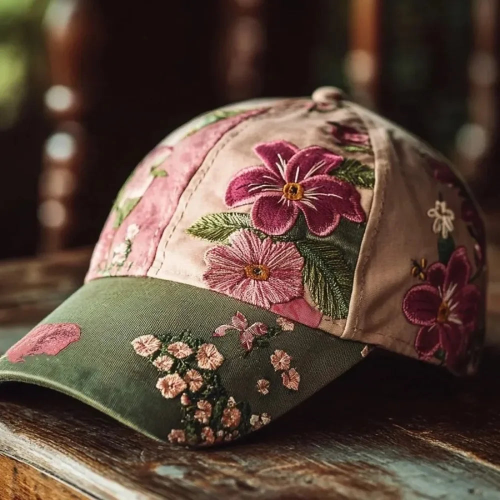 Rosalie Floral Cap