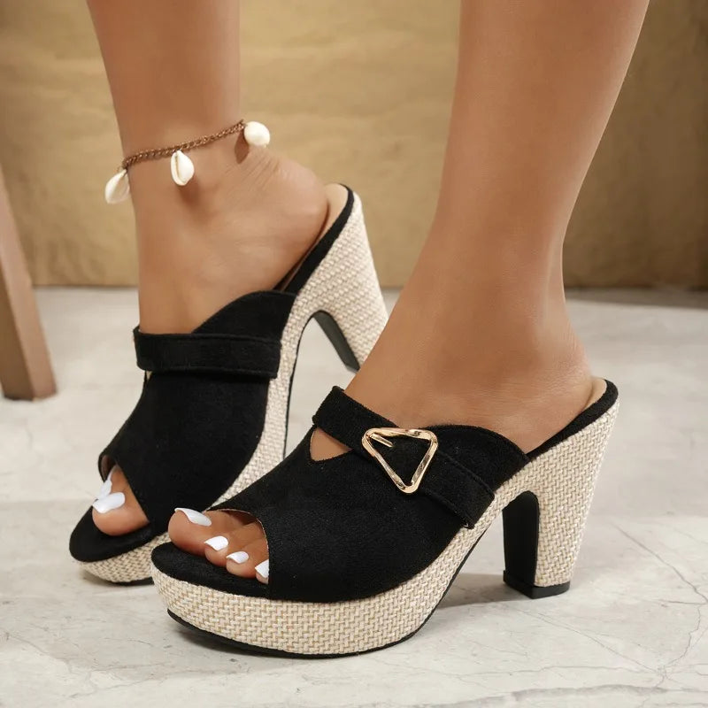 The Brooke Woven Mule