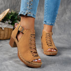 Sienna Cutout Sandals