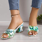 The Camellia Petal Mule