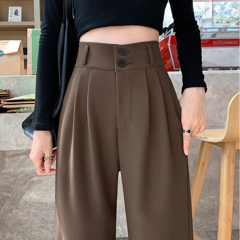 Aria High-Waist Dress Pants