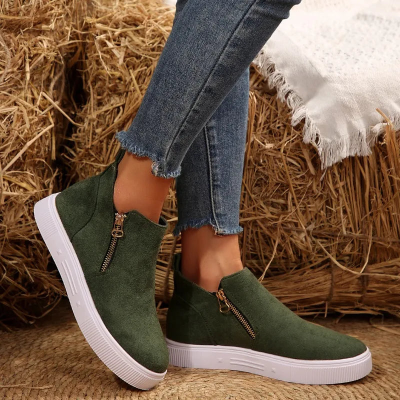 Madison Suede Booties