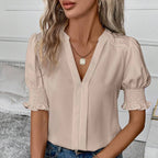 Clara Chiffon Puff Sleeve Blouse