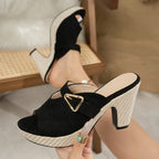 The Brooke Woven Mule