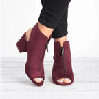 The Zoe Zip Ankle Bootie