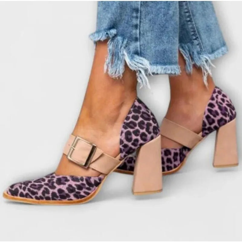 Aveline Leopard Heel