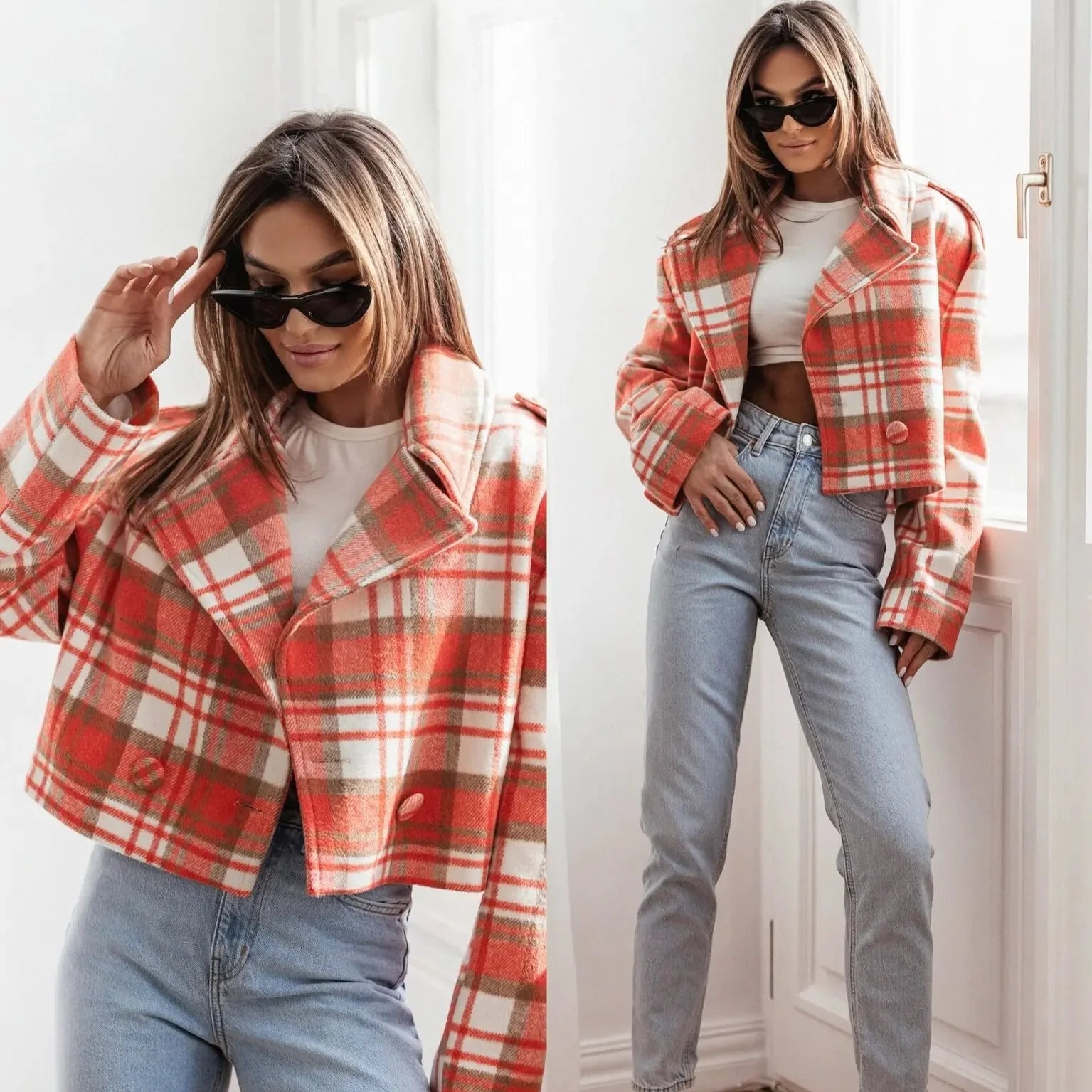 Clara Cropped Pea Coat