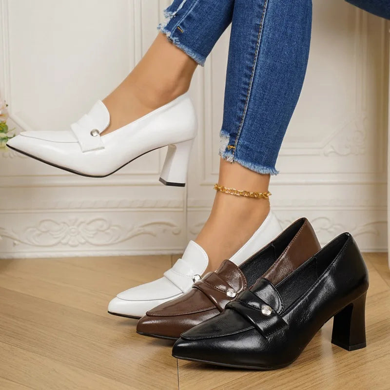 Monroe Statement Loafer Heel