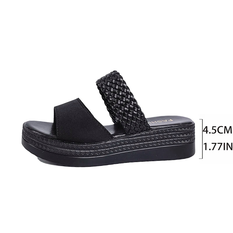 Haven Braided Platform Slide