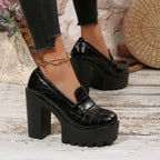 Aurelia Croc Platform