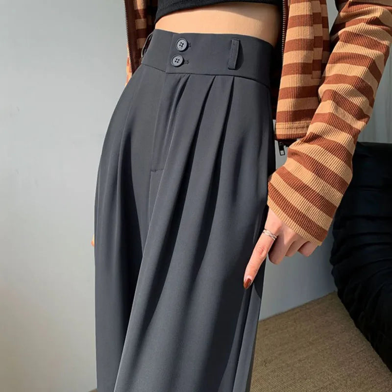 Aria High-Waist Dress Pants
