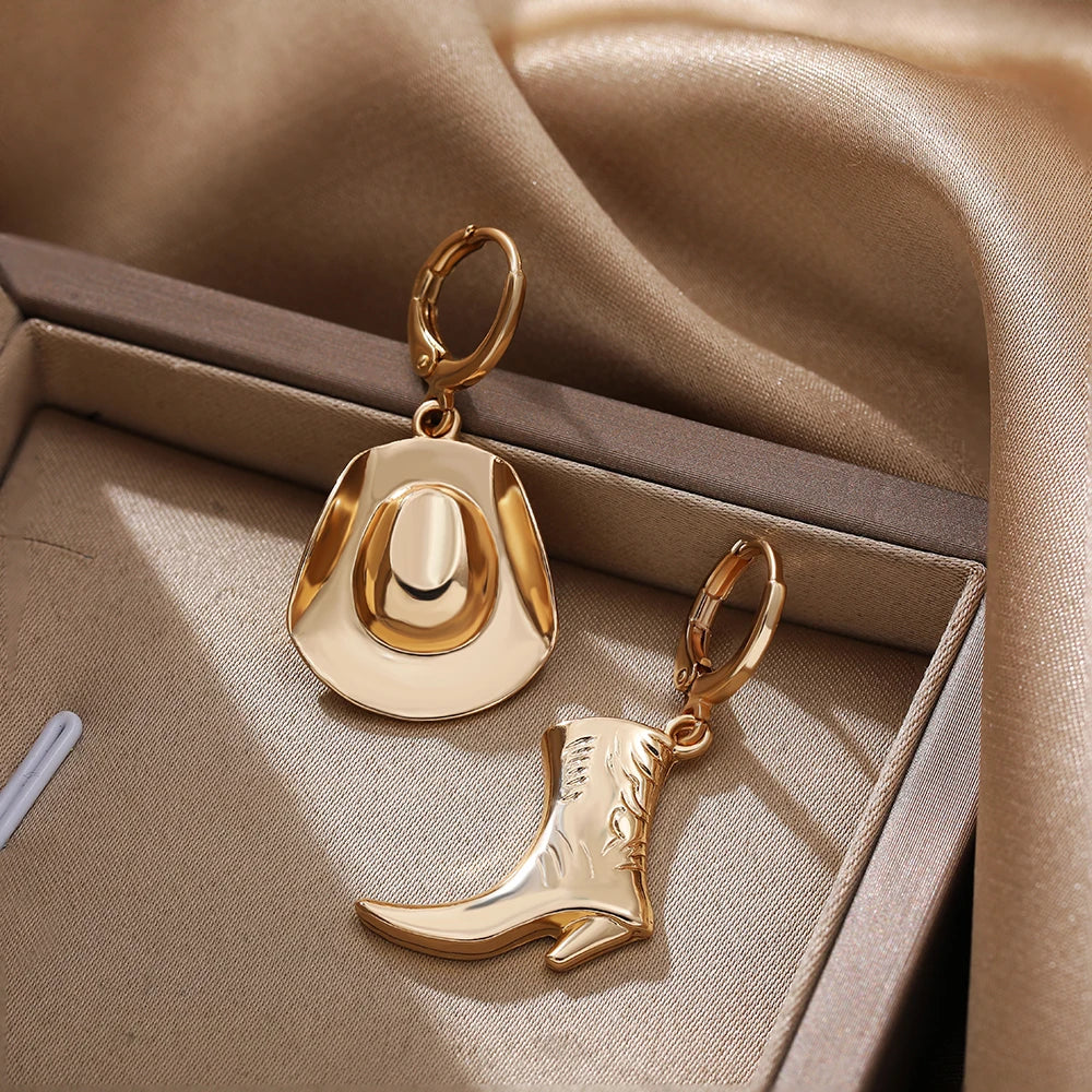 The Dakota Cowgirl Hoop Earrings