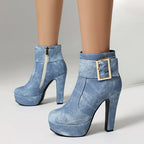 Daisy Denim Boots