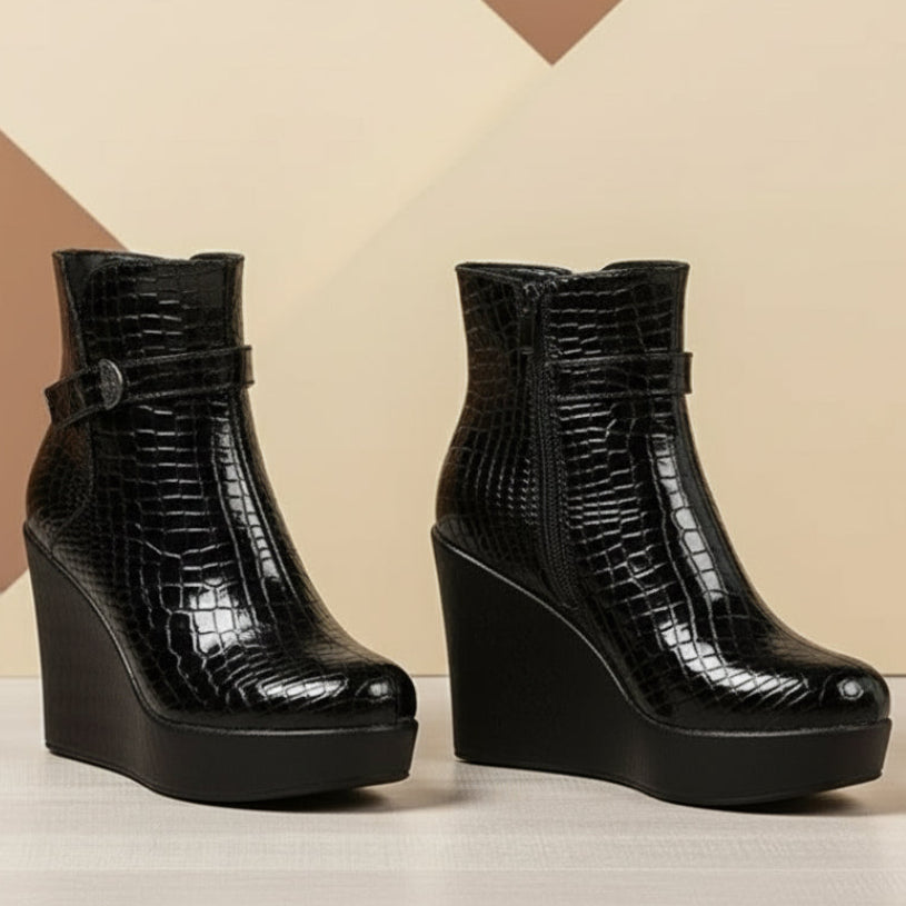 Selene Wedge Boots