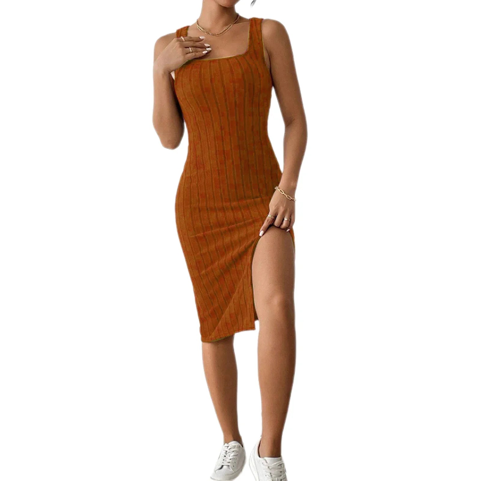 Serena Ribbed Knit Dress
