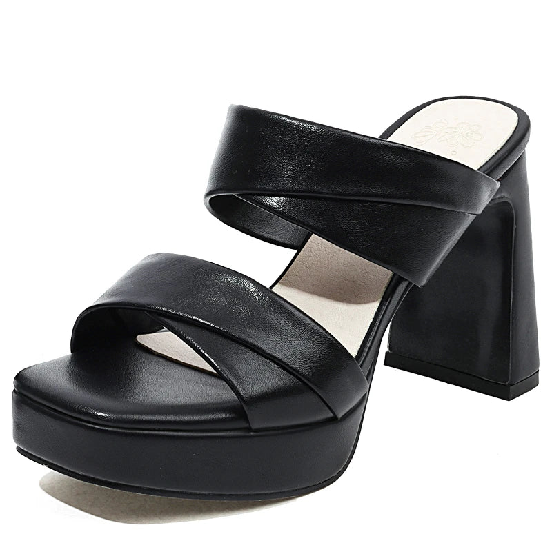 The Sienna Cross Strap Heel