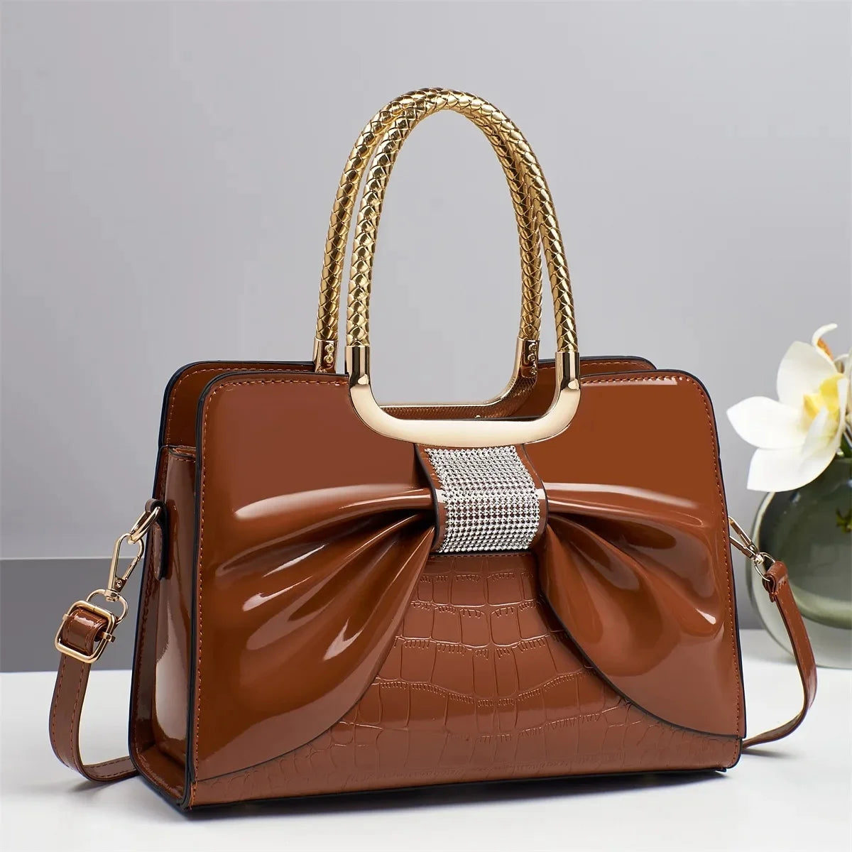 Rosette Crossbody Bag