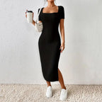 Serena Ribbed Knit Dress