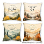 Be Still & Believe Scripture Pillow Cover Set