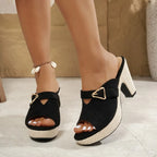 The Brooke Woven Mule