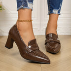 Monroe Statement Loafer Heel