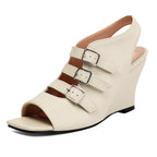 Delaney Triple Buckle Wedge