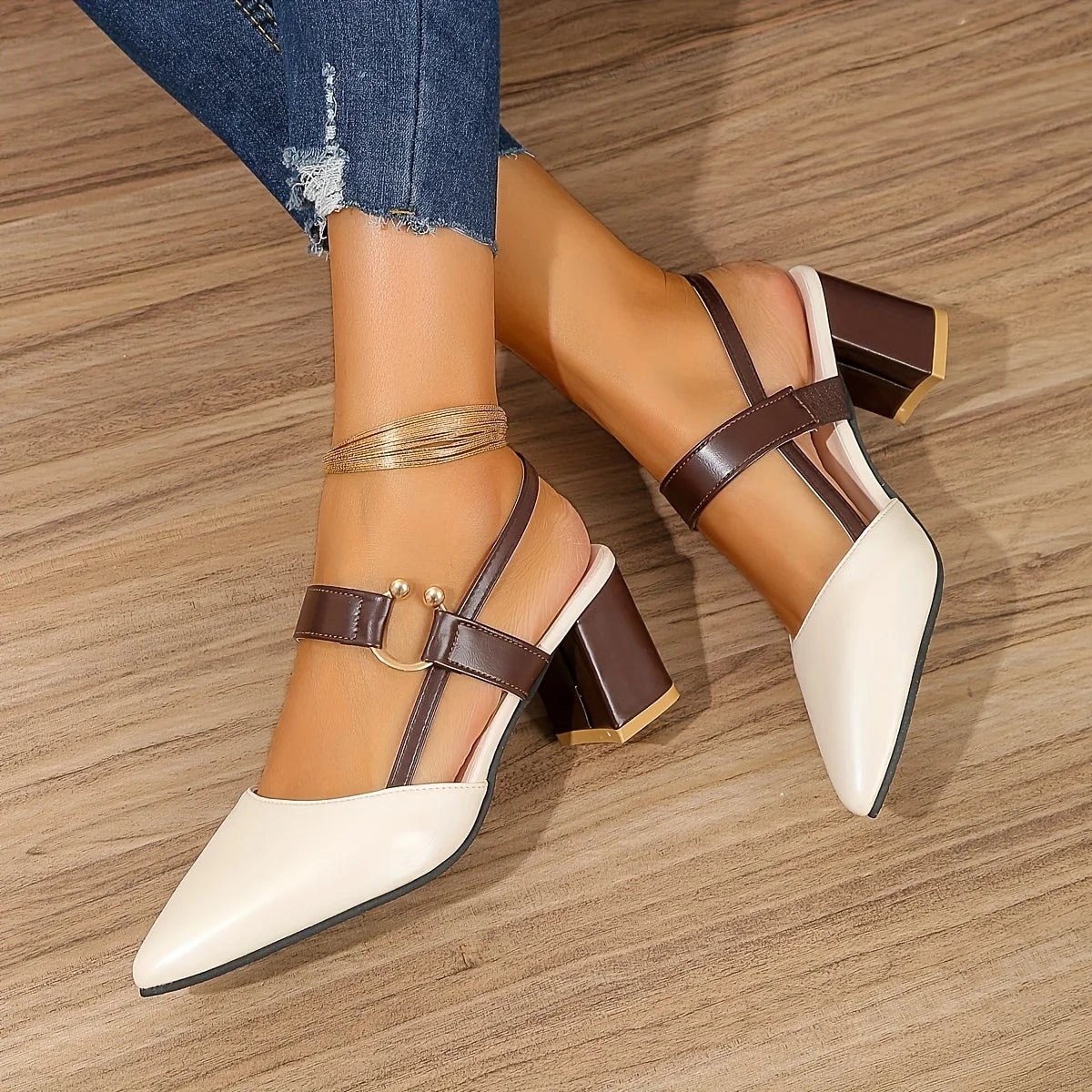Aubrey Buckle Heels