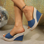 The Denim Dream Wedge