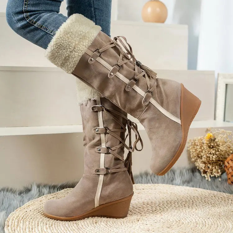 Aspen Lace-Up Wedges