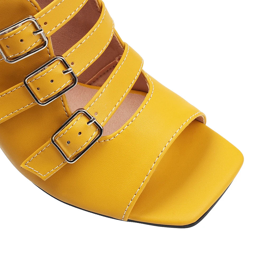Delaney Triple Buckle Wedge