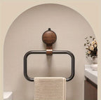 The Westbrook Walnut Towel Ring