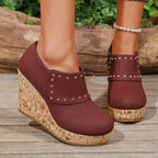 Stella Studded Wedge