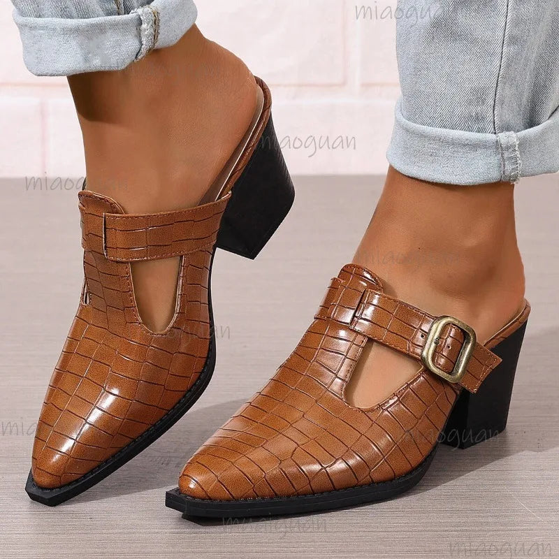 Julianne Croc Mule