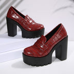 Aurelia Croc Platform