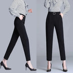 Ayla High-Waist Buckle Pants