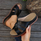 Olivia Casual Cutout Slides