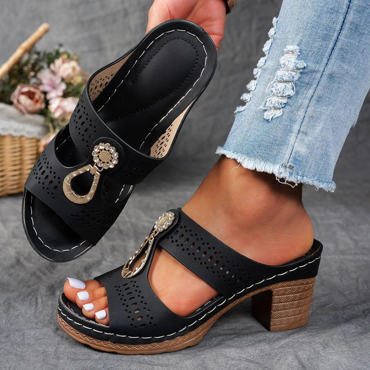 Seraphina Cutout Sandals
