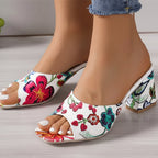 The Camellia Petal Mule