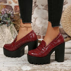 Aurelia Croc Platform