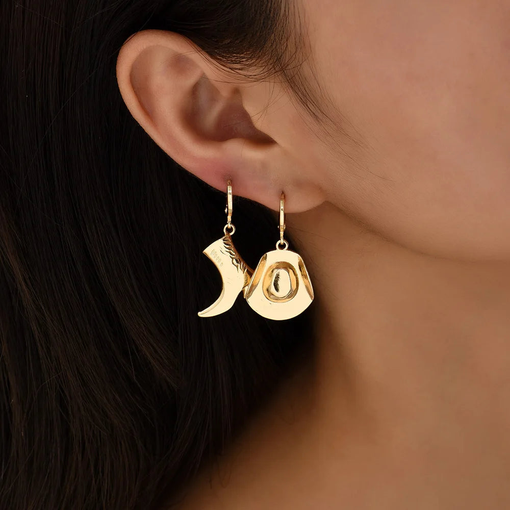 The Dakota Cowgirl Hoop Earrings
