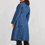 Adrian Denim Trench Coat