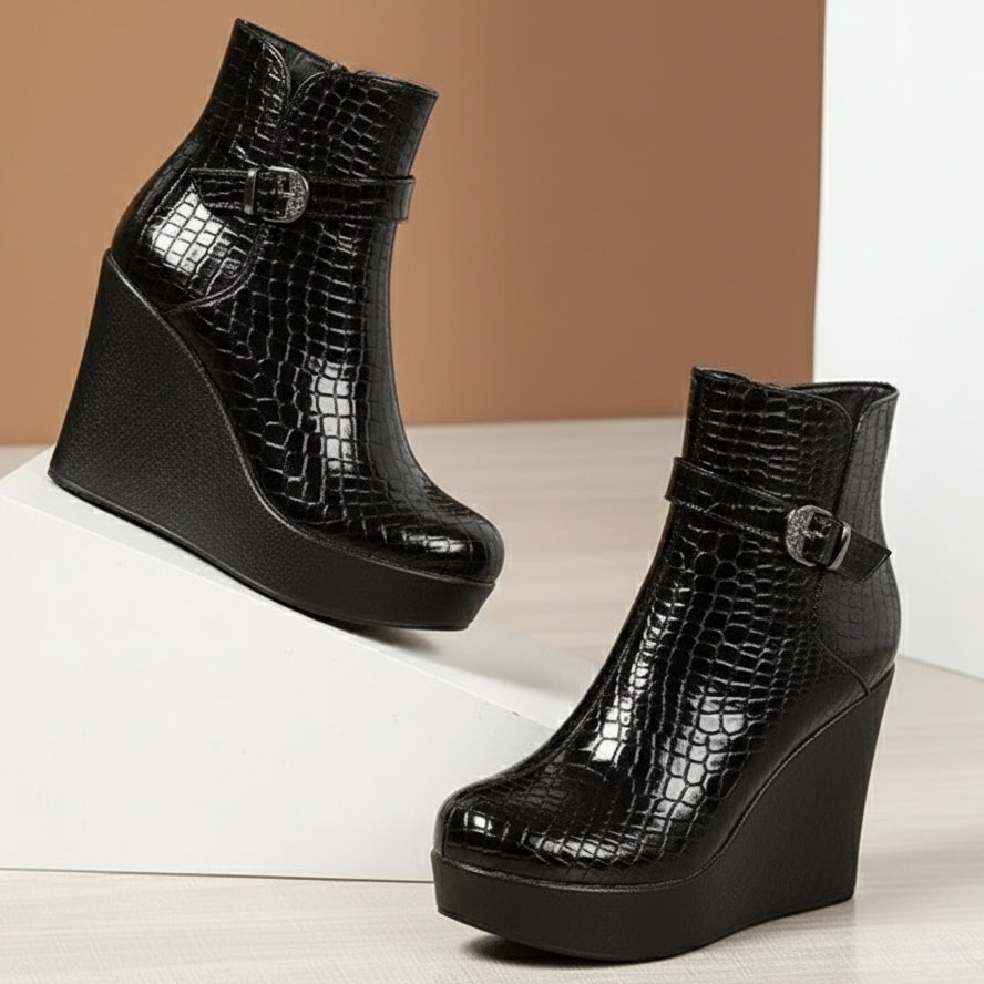 Selene Wedge Boots
